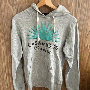 Casamigos Tequila Logo Sweatshirt Hoodie XS Light Gray